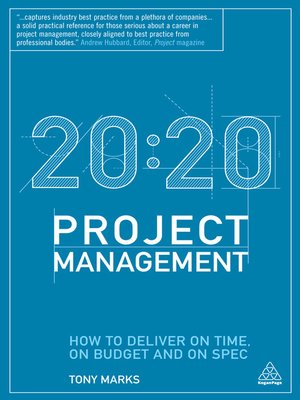 cover image of 20:20 Project Management